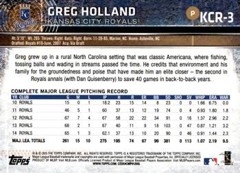 2015 Topps Kansas City Royals #KCR-3 Greg Holland Back