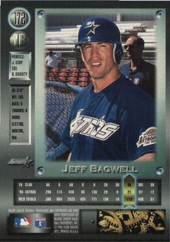 1996 Metal Universe - Platinum #172 Jeff Bagwell Back
