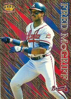 1996 Pacific Prism - Gold #P-7 Fred McGriff Front