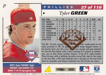 1996 Score - Dugout Collection (Series One) #37 Tyler Green Back