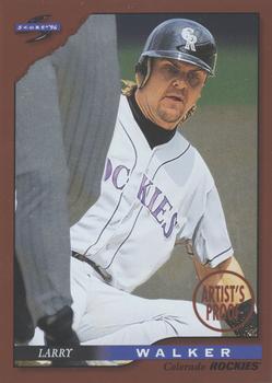 1996 Score - Dugout Collection Artist's Proofs (Series One) #13 Larry Walker Front