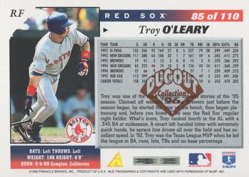 1996 Score - Dugout Collection Artist's Proofs (Series One) #85 Troy O'Leary Back
