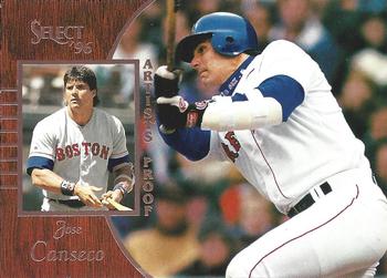 1996 Select - Artist's Proofs #91 Jose Canseco Front