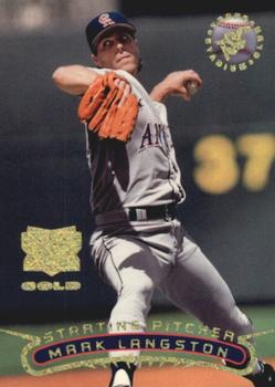1996 Stadium Club - Extreme Players Gold #NNO Mark Langston Front