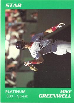 1990 Star Platinum #67 Mike Greenwell Front