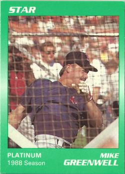 1990 Star Platinum #70 Mike Greenwell Front