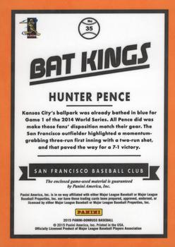 2015 Donruss - Bat Kings #35 Hunter Pence Back