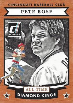 2015 Donruss - All-Time Diamond Kings #6 Pete Rose Front