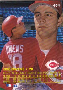 1996 Ultra - Gold Medallion #464 Eric Owens Back