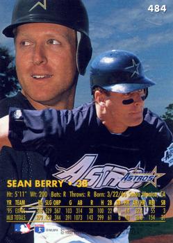 1996 Ultra - Gold Medallion #484 Sean Berry Back