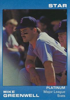 1989 Star Platinum #13 Mike Greenwell Front