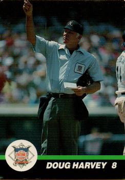 1989 T&M Sports Umpires #1 Doug Harvey Front
