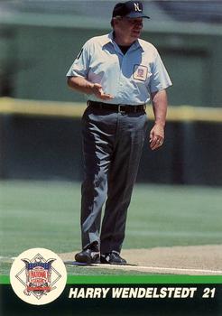 1989 T&M Sports Umpires #4 Harry Wendelstedt Front
