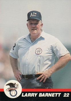 1989 T&M Sports Umpires #5 Larry Barnett Front