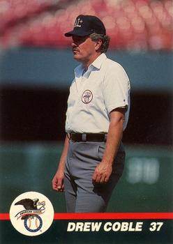 1989 T&M Sports Umpires #43 Drew Coble Front