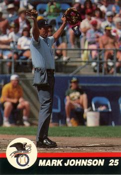 1989 T&M Sports Umpires #49 Mark Johnson Front