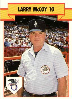 1990 T&M Sports Umpires #8 Larry McCoy Front