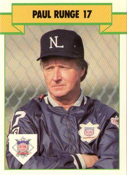 1990 T&M Sports Umpires #17 Paul Runge Front