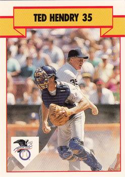 1990 T&M Sports Umpires #32 Ted Hendry Front