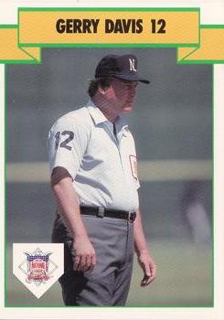 1990 T&M Sports Umpires #48 Gerry Davis Front