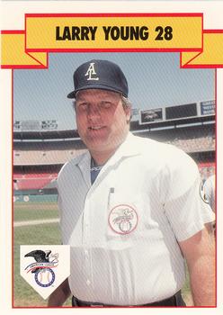 1990 T&M Sports Umpires #50 Larry Young Front
