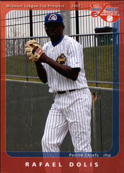 2007 Grandstand Midwest League Top Prospects #NNO Rafael Dolis Front