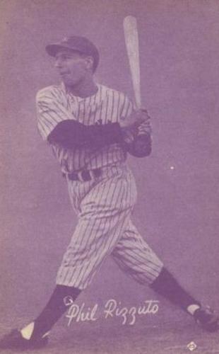 1953 Canadian Exhibits #25 Phil Rizzuto Front