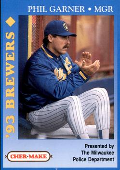 1993 Milwaukee Brewers Police #NNO Phil Garner Front