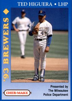 1993 Milwaukee Brewers Police #NNO Ted Higuera Front
