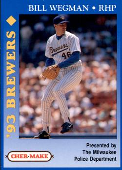 1993 Milwaukee Brewers Police #NNO Bill Wegman Front