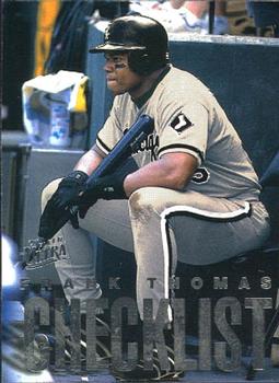 1997 Ultra - Checklists (Series One) #10 Frank Thomas Front