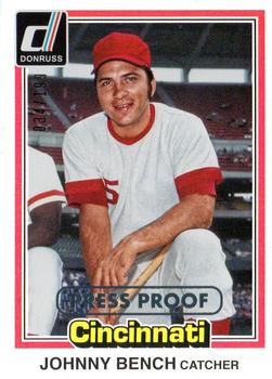 2015 Donruss - Inaugural 1981 Edition Press Proof Platinum #237 Johnny Bench Front