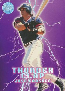 1996 Ultra - Thunder Clap Gold Medallion #4 Jose Canseco Front
