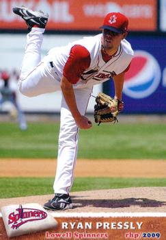 2009 Grandstand Lowell Spinners #NNO Ryan Pressly Front