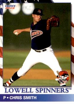 2002 Choice Lowell Spinners #02 Chris Smith Front