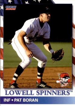 2002 Choice Lowell Spinners #21 Pat Boran Front