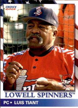 2002 Choice Lowell Spinners #30 Luis Tiant Front