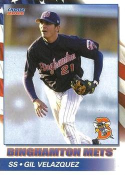 2002 Choice Binghamton Mets #10 Gil Velazquez Front