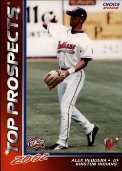 2002 Choice Carolina League Top Prospects #04 Alex Requena Front