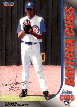 2002 Choice Daytona Cubs #04 Wilton Chavez Front
