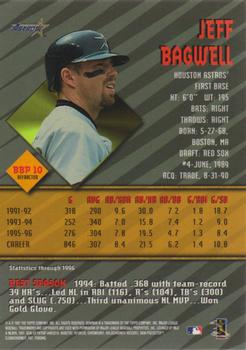 1997 Bowman - Bowman's Best Preview Refractors #BBP 10 Jeff Bagwell Back