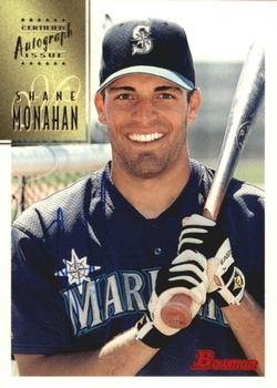 1997 Bowman - Certified Autographs Blue Ink #CA54 Shane Monahan Front