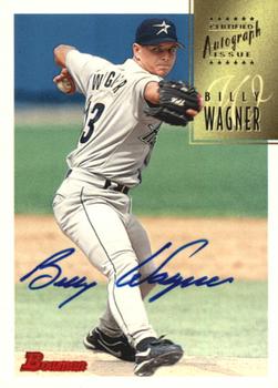 1997 Bowman - Certified Autographs Blue Ink #CA81 Billy Wagner Front
