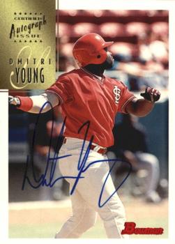 1997 Bowman - Certified Autographs Blue Ink #CA89 Dmitri Young Front