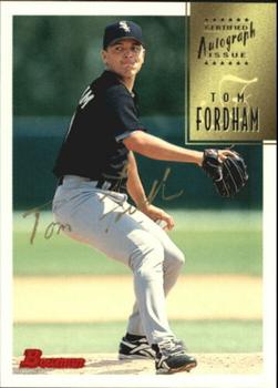 1997 Bowman - Certified Autographs Gold Ink #CA26 Tom Fordham Front