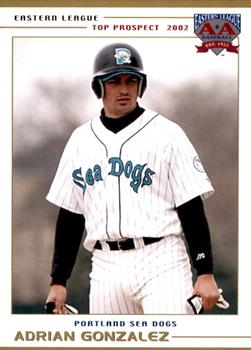 2002 Grandstand Eastern League Top Prospects #NNO Adrian Gonzalez Front