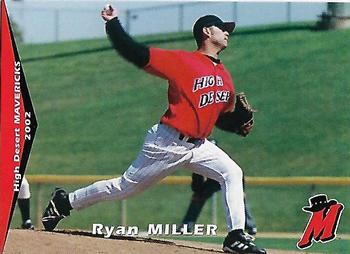 2002 Grandstand High Desert Mavericks #NNO Ryan Miller Front