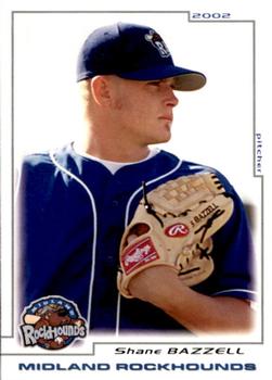 2002 Grandstand Midland RockHounds #NNO Shane Bazzell Front