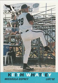 2002 Grandstand Missoula Osprey #28 Keith Whatley Front