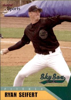 2002 MultiAd Colorado Springs Sky Sox #25 Ryan Seifert Front
